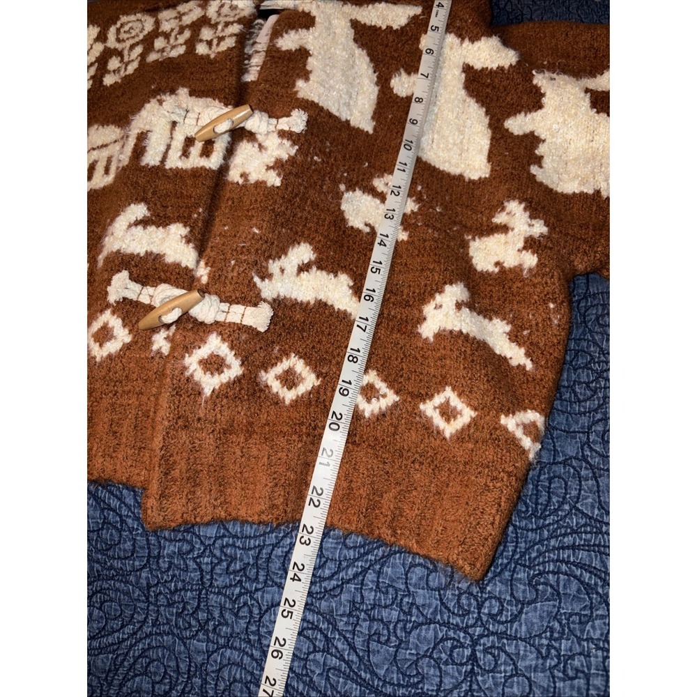 NWT $198 Free People Home Sweet Home XL Cardigan Cottagecore Toggle Sweater - Picture 13 of 13
